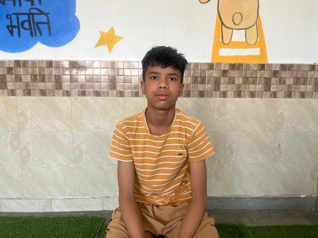 Abhishek from SADRAG Ugta Suraj programme supported for school admission in Noida Greater Noida