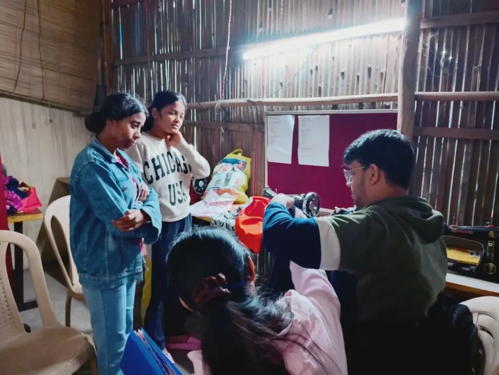 Students during a field visit in a previous edition of UPAY SAMADHAN