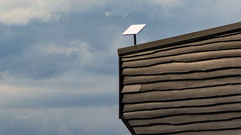 Starlink satellite dish on rooftop in India under open sky, symbolizing next-gen internet connectivity