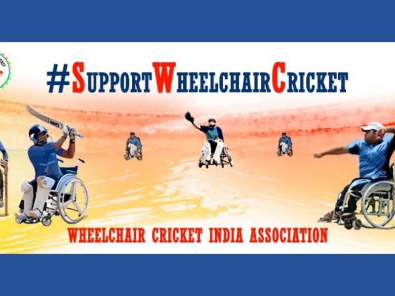 Official poster for the National Wheelchair Cricket Championship 2026 by Wheelchair Cricket India Association