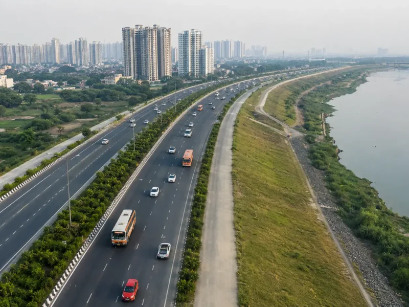 Proposed Yamuna-side road corridor from Noida Sector 94 towards Gharbara near Yamuna Expressway
