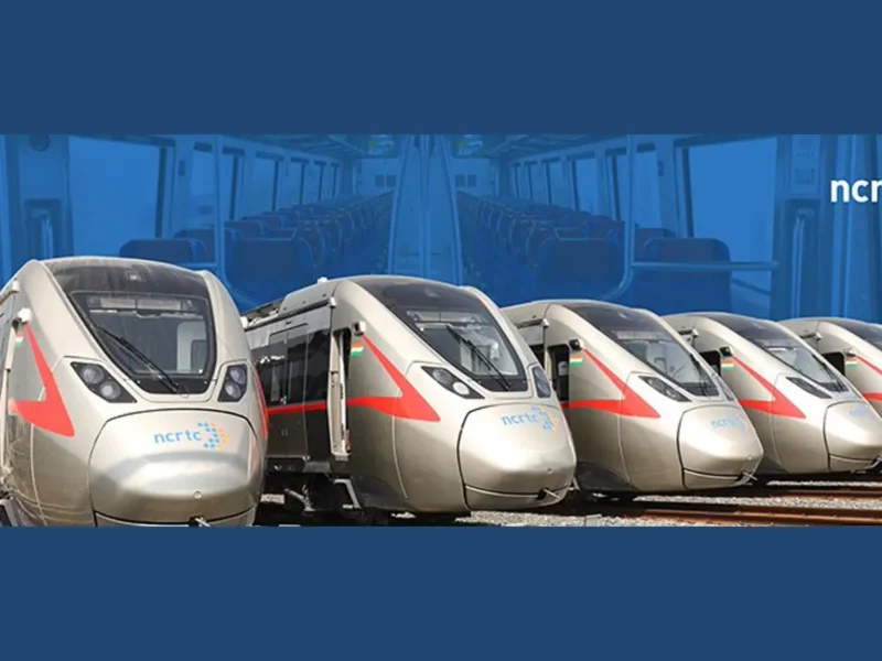 NCRTC Namo Bharat trains shown in an official promotional image