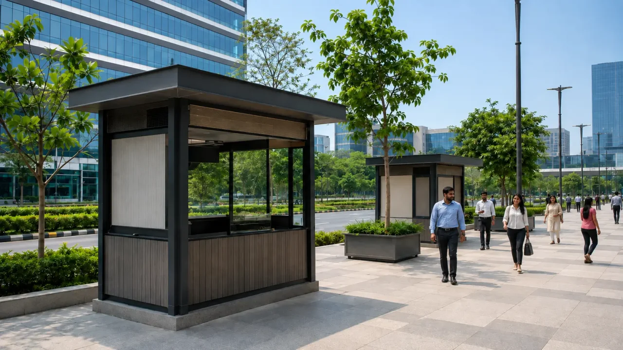 Representative urban kiosks for Noida Authority's Sector 18 and Sector 38A kiosk EOI