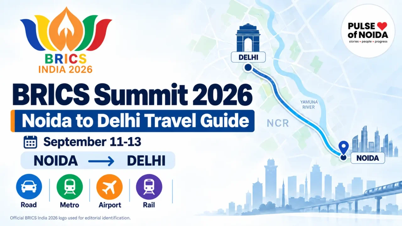 BRICS Summit 2026 Noida to Delhi travel guide for September 11-13
