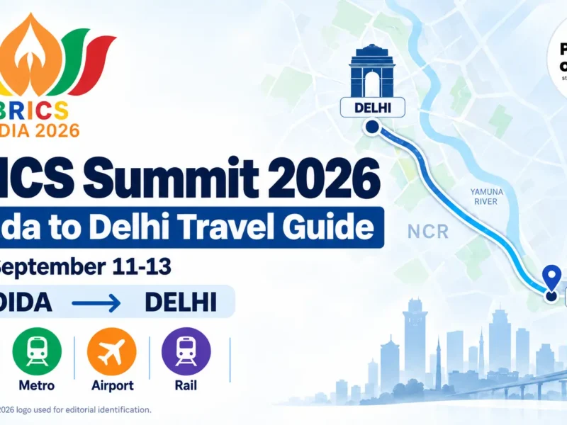 BRICS Summit 2026 Noida to Delhi travel guide for September 11-13