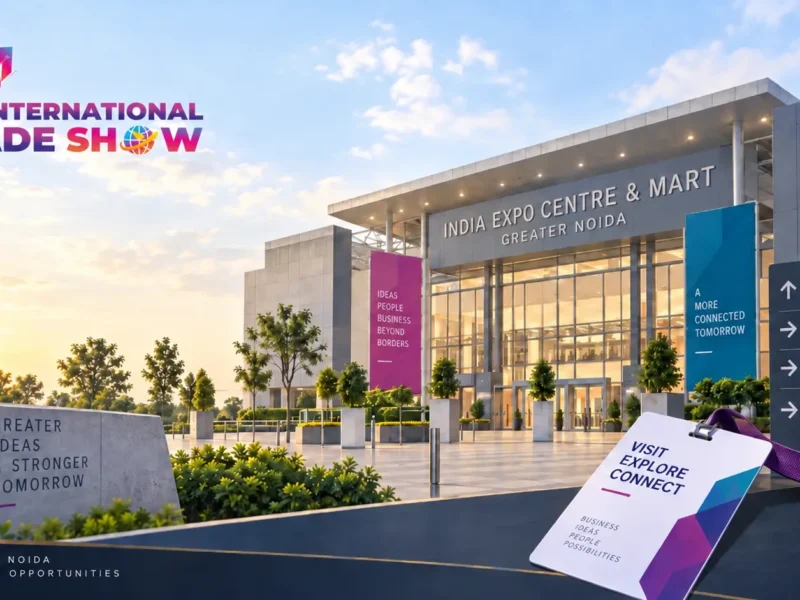 Representative graphic for UP International Trade Show 2026 in Greater Noida.